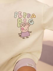 Limettengrün - Peppa Pig – T-Shirt und Radlershorts im Set (3M.–7J.) - Bild 4 von 7