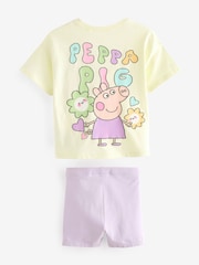 Limettengrün - Peppa Pig – T-Shirt und Radlershorts im Set (3M.–7J.) - Bild 6 von 7