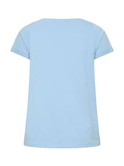 Μπλε - Evans Slub Jersey Κοντομάνικο μπλουζάκι - Εικόνα 6 από 6