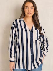 Evans Blue Stripe Airflow Shirt - Image 1 of 5