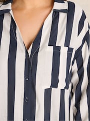 Evans Blue Stripe Airflow Shirt - Image 4 of 5