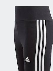 rožnata/črna - Adidas Otroška športna oblačila Tiberio 3-črtast; progast Colorblock Fleece Leggings Set - Slika 12 iz 12
