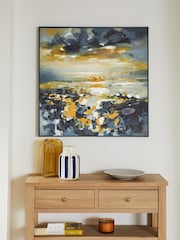 Yellow/Black Artist Collection by Scott Naismith Framed Canvas Wall Art - Image 1 of 7