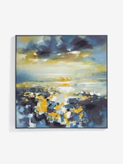 Yellow/Black Artist Collection by Scott Naismith Framed Canvas Wall Art - Image 5 of 7