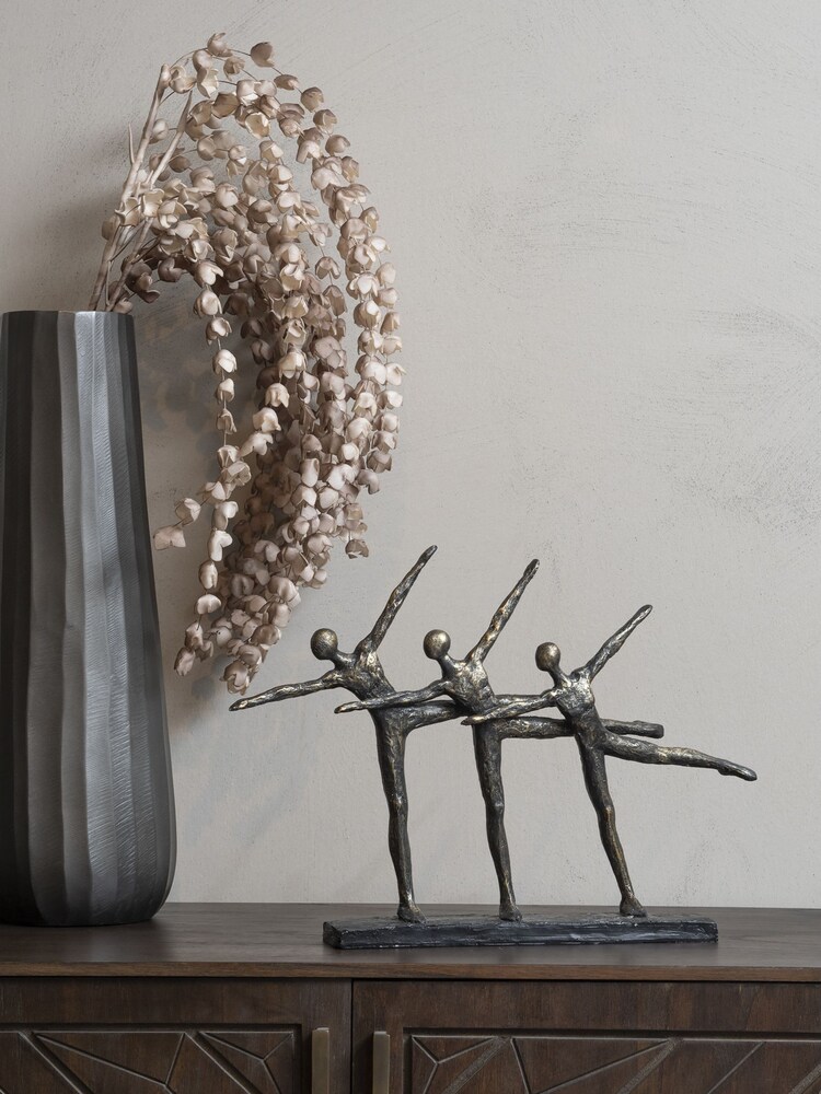 Libra Interiors Bronze Trio Of Ballet Dancers Sculpture - Image 1 of 3