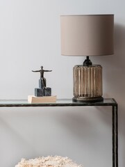 Libra Interiors Bronze Woman Sitting On Blocks Sculpture - Image 1 of 4