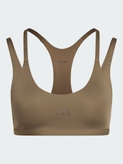 adidas Cream Optime Workout Strappy Light Support Bra - Image 7 of 7
