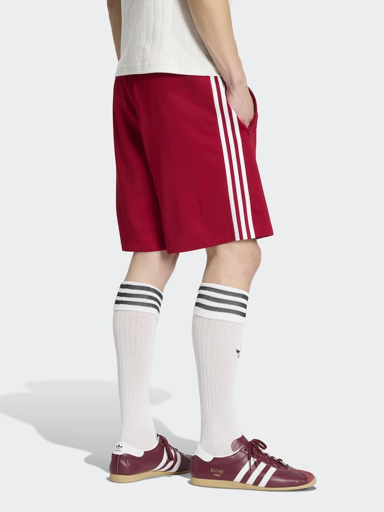 Կարմիր - adidas Originals Firebird շորտեր - Պատկեր 2 6-ից