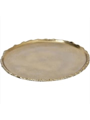 Libra Bronze Striking Platter With Gold Surface - Image 3 of 4