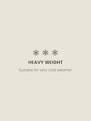 Black Longer Length Shower Resistant Faux Fur Lined Hooded Padded Coat (3-16yrs) - Image 3 of 9