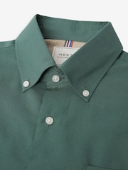 Seafoam Green Slim Fit Button Down Easy Iron Oxford Shirt - Image 7 of 8