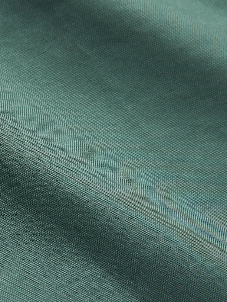 Seafoam Green Slim Fit Button Down Easy Iron Oxford Shirt - Image 8 of 8