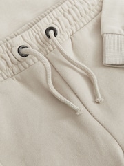 Charcoal Grey Monochrome 100% Cotton Long Sleeve Cosy Colourblock T-Shirt and Joggers Set (3mths-7yrs) - Image 7 of 7