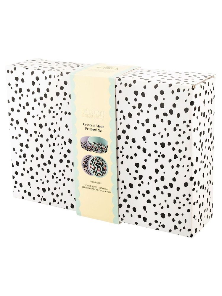 Eleanor Bowmer Leopard Pet Bowl Set - Image 4 of 4