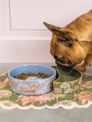 Eleanor Bowmer Palm Pet Bowl Set - Image 1 of 3