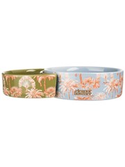 Eleanor Bowmer Palm Pet Bowl Set - Image 2 of 3