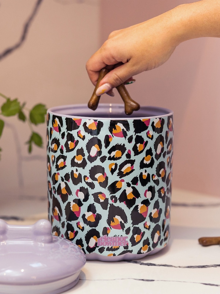 Eleanor Bowmer Leopard Pet Treat Jar - Image 1 of 4
