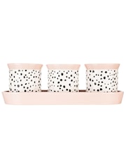 Eleanor Bowmer Set of 3 Dalmatian Herb Pots - Image 2 of 4