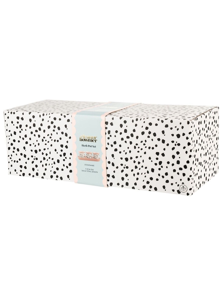 Eleanor Bowmer Set of 3 Dalmatian Herb Pots - Image 4 of 4