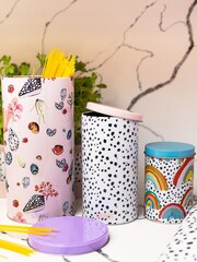 Eleanor Bowmer Set of 3 Shells, Spot & Rainbow Canisters - Image 1 of 3