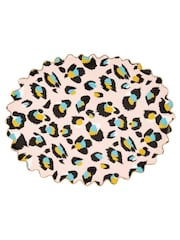 Eleanor Bowmer Pink Leopard Platter - Image 1 of 3