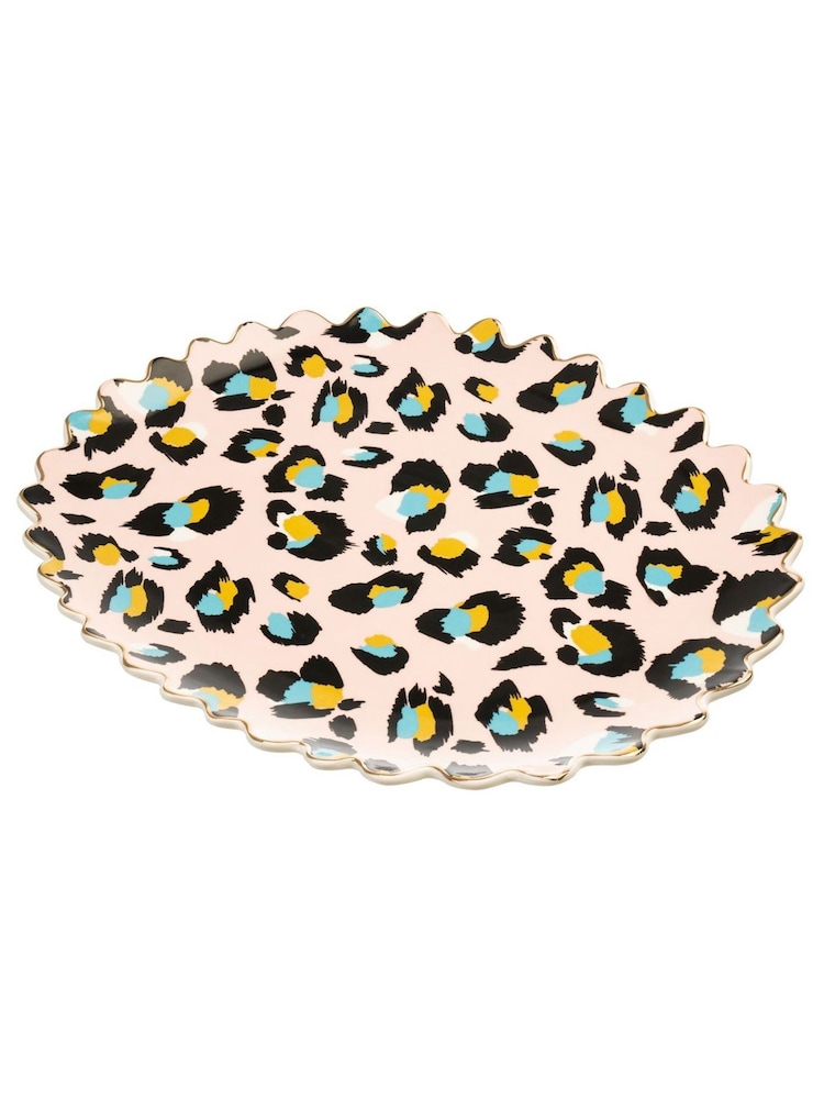 Eleanor Bowmer Pink Leopard Platter - Image 2 of 3