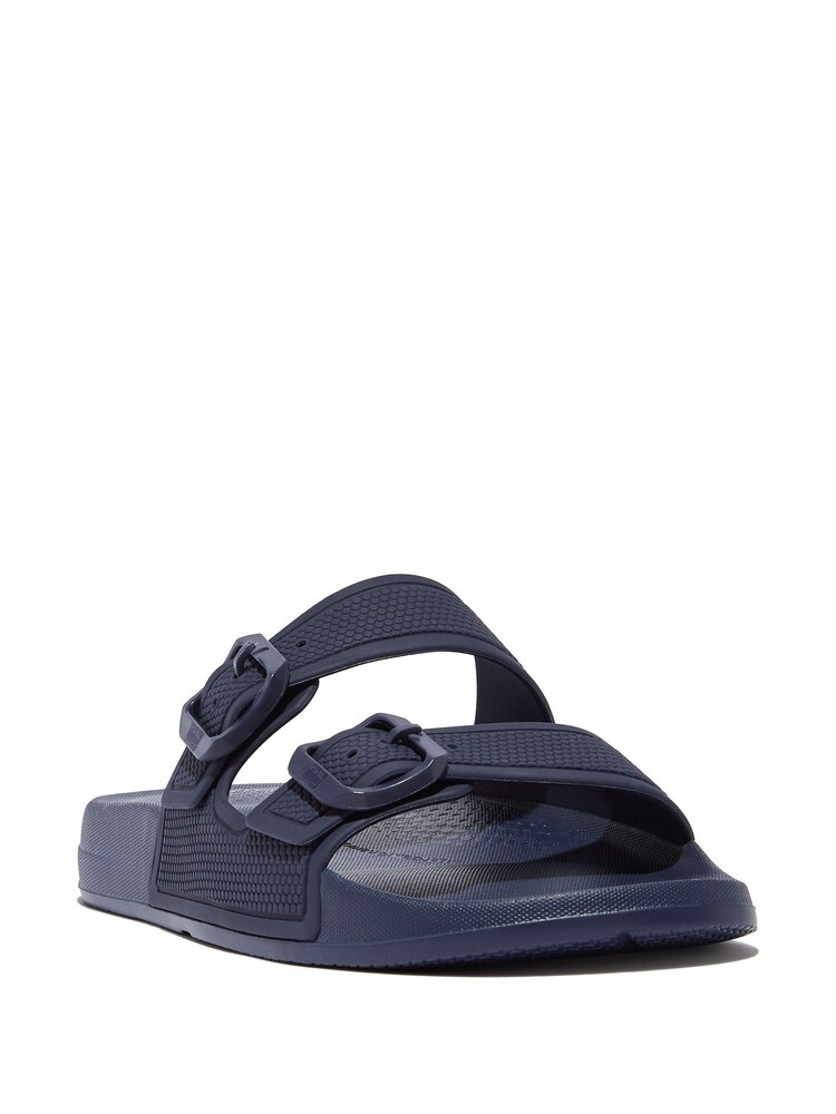 FitFlop Iqushion Two-Bar Buckle Slide Sandals - Image 2 of 4