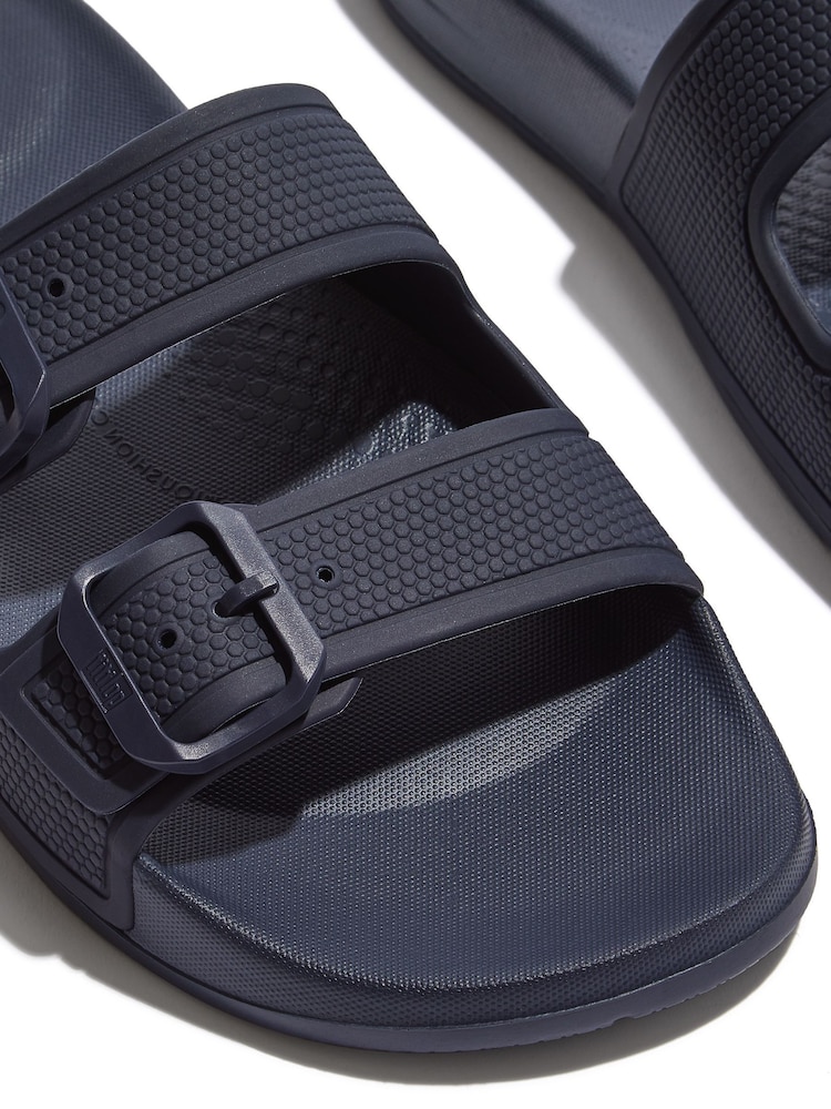 FitFlop Iqushion Two-Bar Buckle Slide Sandals - Image 4 of 4
