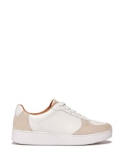 FitFlop Rally Leather/Suede Panel Trainers - Image 1 of 4