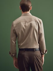 بني برونز - تلبيس قياسي - قميص ساتان - صورة 2 من 8