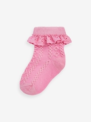 Pastel Lace Baby Socks 7 Pack (0mths-2yrs) - Image 3 of 8