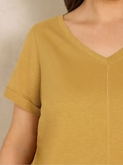 Χρυσαφί - Evans Slub Jersey Κοντομάνικο μπλουζάκι - Εικόνα 4 από 6