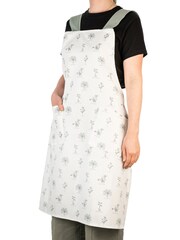 Mary Berry White Birds Cross Back 100% Cotton Apron - Image 1 of 3