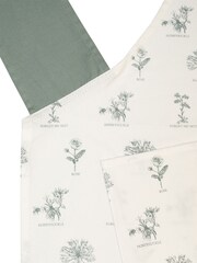 Mary Berry White Birds Cross Back 100% Cotton Apron - Image 3 of 3