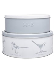 Mary Berry Set of 2 White Bird Cake Tins - Image 1 of 4