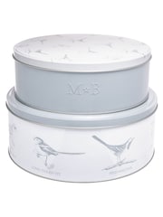 Mary Berry Set of 2 White Bird Cake Tins - Image 2 of 4