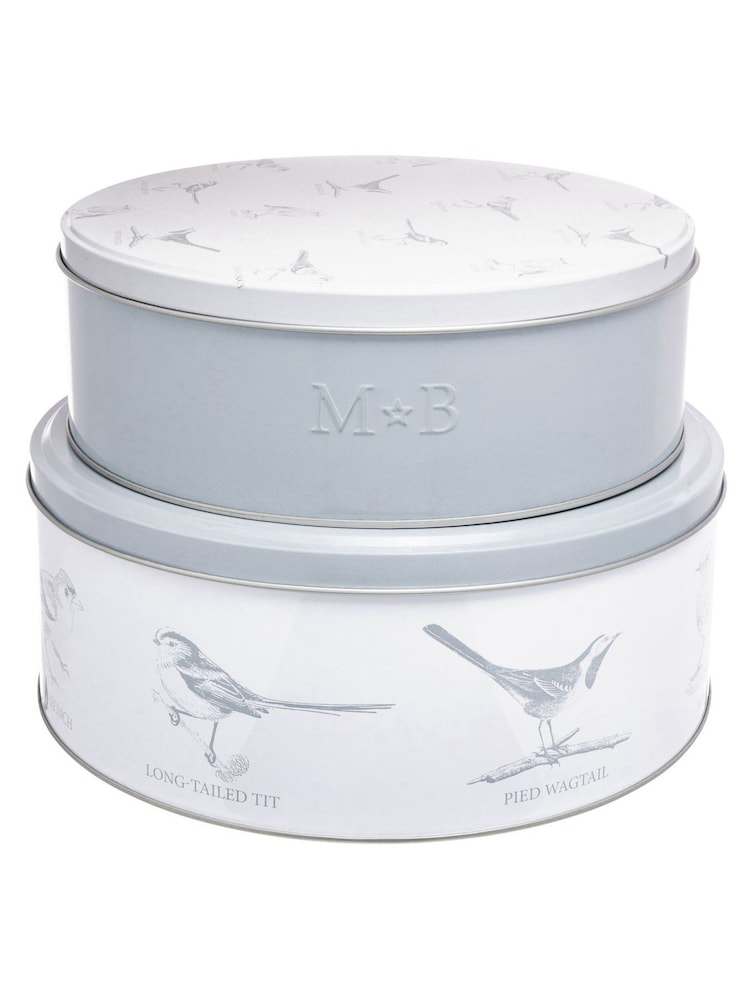Mary Berry Set of 2 White Bird Cake Tins - Image 2 of 4