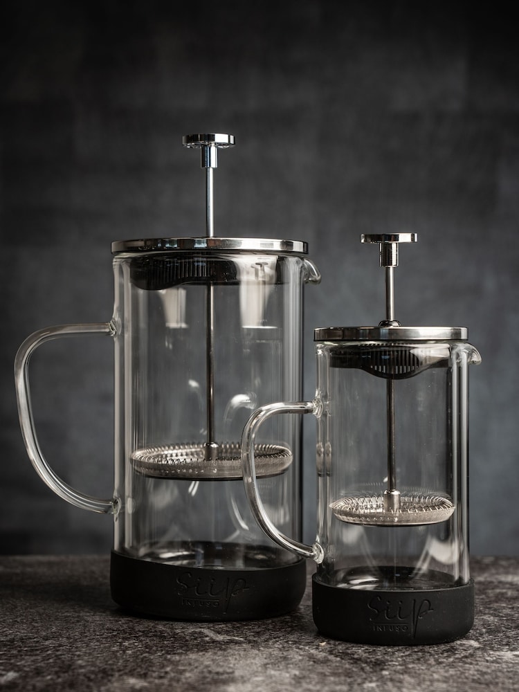SIIP Clear 3 Cup Double Walled Cafetiere - Image 1 of 4