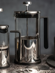 SIIP Silver 8 Cup Glass Cafetiere - Image 1 of 4