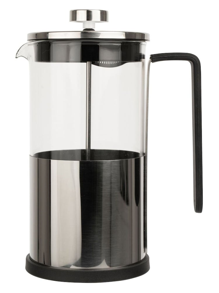 SIIP Silver 8 Cup Glass Cafetiere - Image 2 of 4
