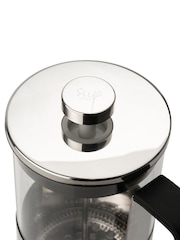 SIIP Silver 8 Cup Glass Cafetiere - Image 4 of 4
