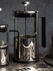 SIIP Silver Infuso 8 Cup Glass Cafetiere - Image 1 of 4