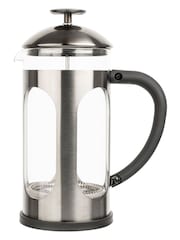 SIIP Silver 8 Cup Stainless Steel Glass Cafetiere - Image 2 of 4