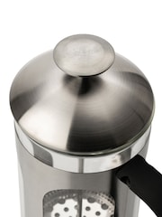 SIIP Silver 8 Cup Stainless Steel Glass Cafetiere - Image 4 of 4