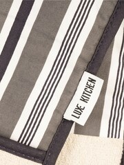 Luxe Pinstripe Double Oven 100% Cotton Gloves - Image 4 of 4