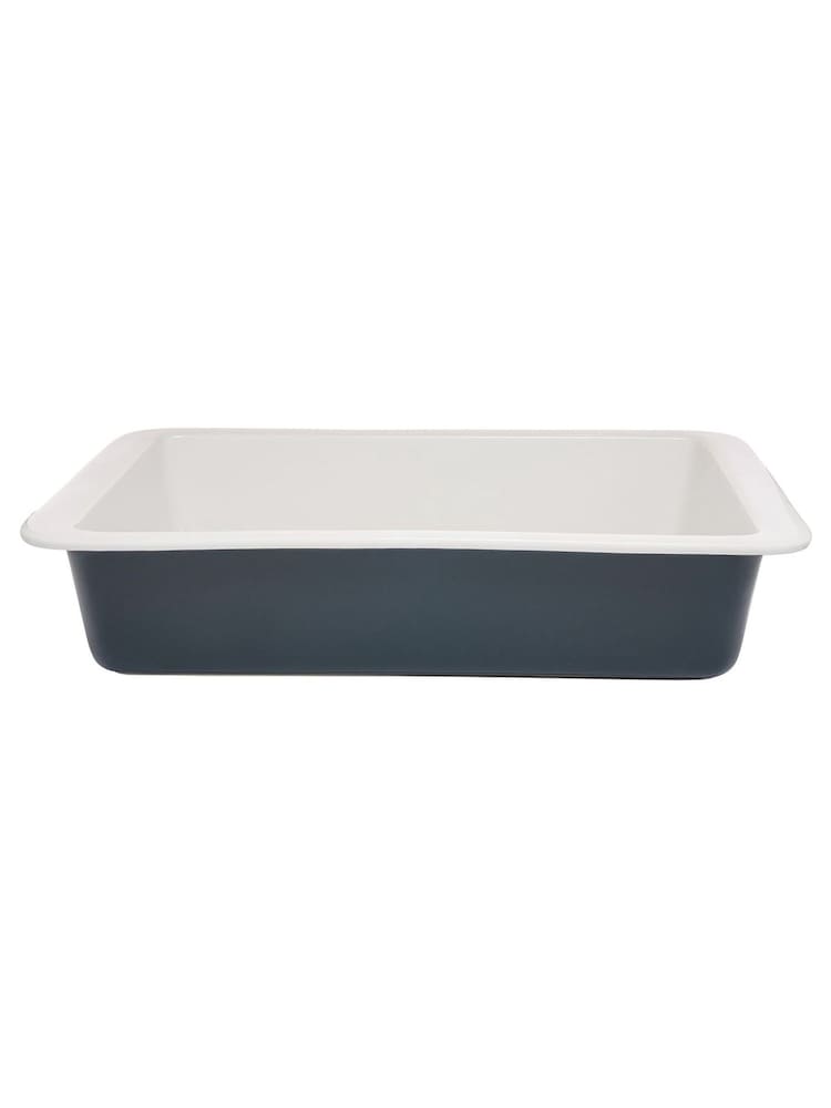 Luxe White 37cm Rectangular Roaster - Image 3 of 3