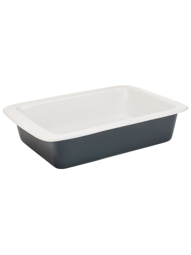 Luxe White 31cm Rectangular Roaster - Image 2 of 3