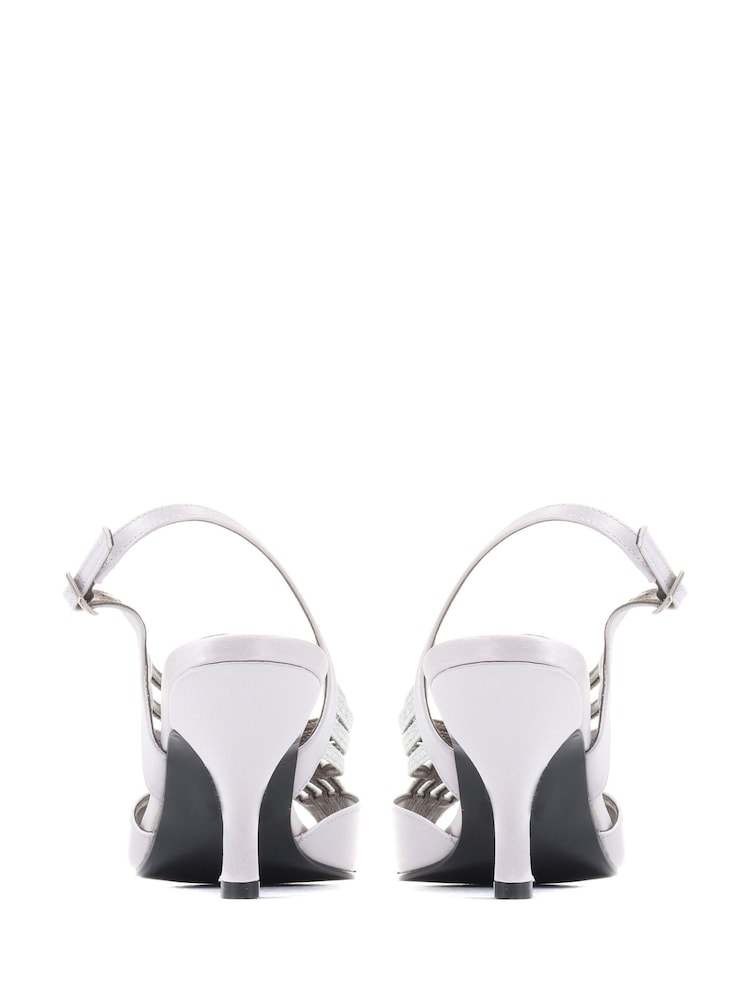 Pavers Silver Pavers Occasion Heels - Image 4 of 6