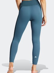 adidas Green Yoga Essentials 7/8 Leggings - Image 2 of 6