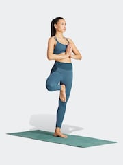 adidas Green Yoga Essentials 7/8 Leggings - Image 3 of 6